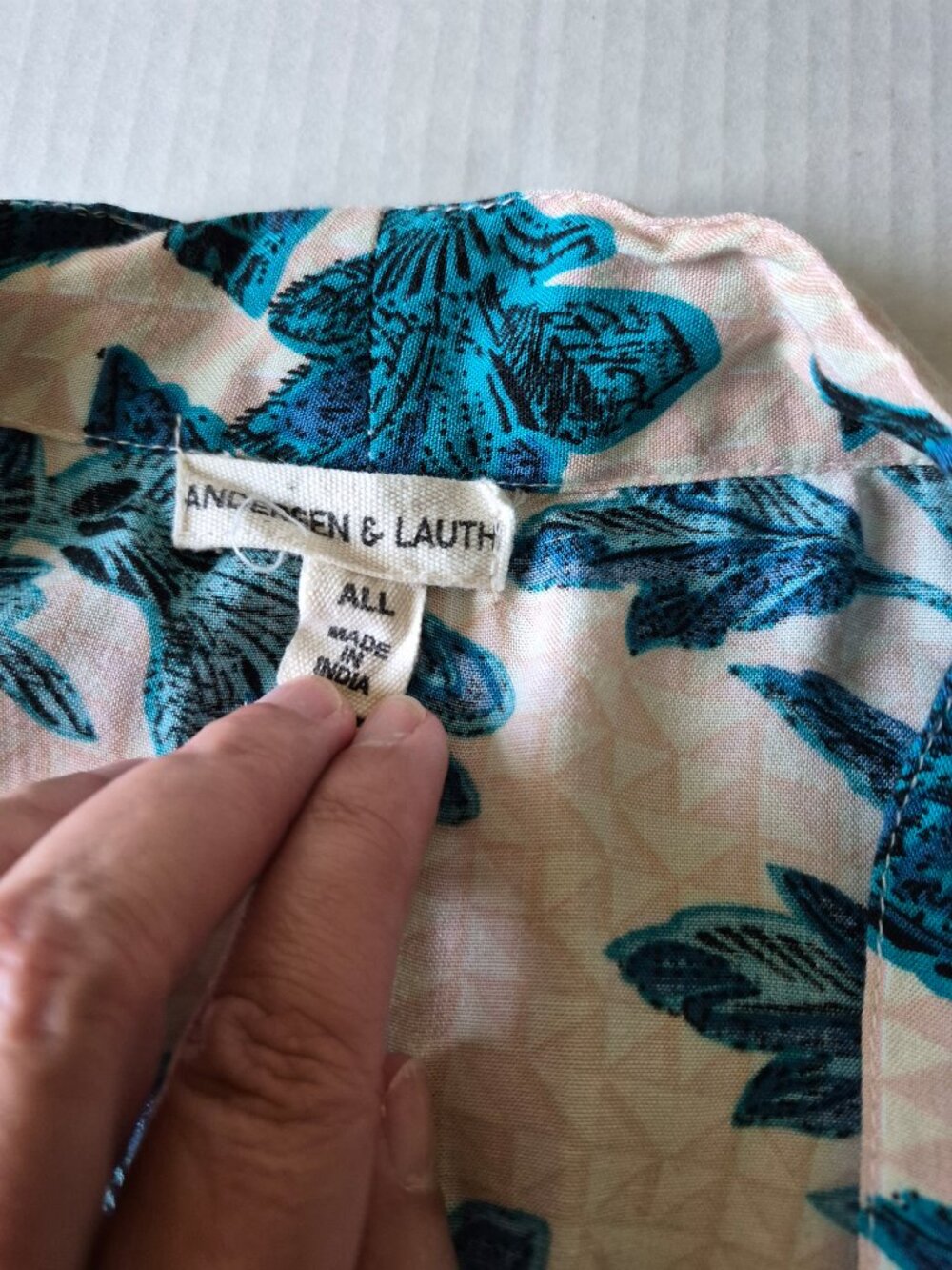 Andersen  & Lauth Floral Viscose Cocoon Open Cardigan OS - Picture 11 of 16